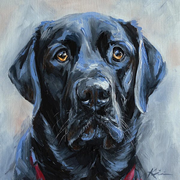 Labrador Retrievers: Black Lab II by Lindsay Kivi