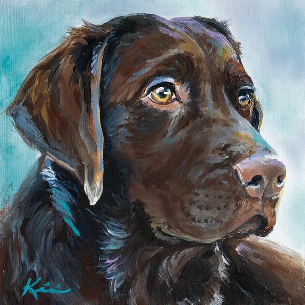 Labrador Retrievers: Chocolate Lab III by Lindsay Kivi