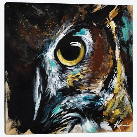 Night Owl Canvas Print #LKV81} by Lindsay Kivi Canvas Art Print