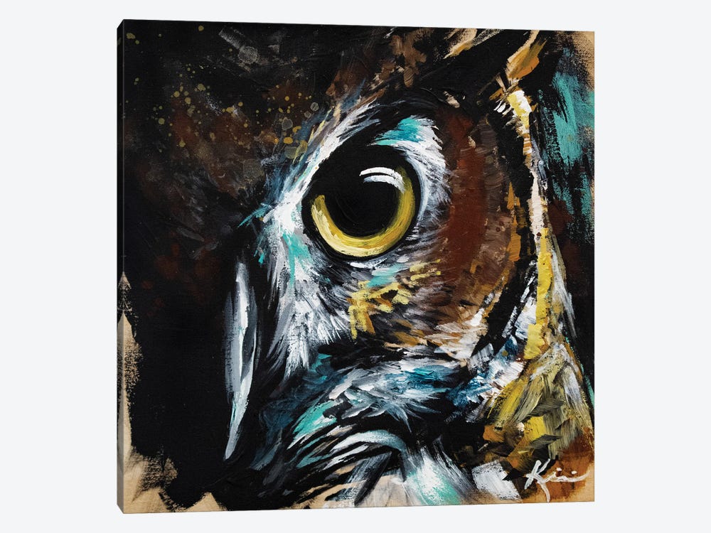 Night Owl by Lindsay Kivi 1-piece Canvas Art Print