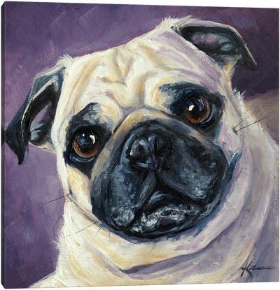 Pug III Canvas Art Print - Pet Dad