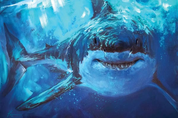 Bathroom Humor: Deep Blue by Lindsay Kivi