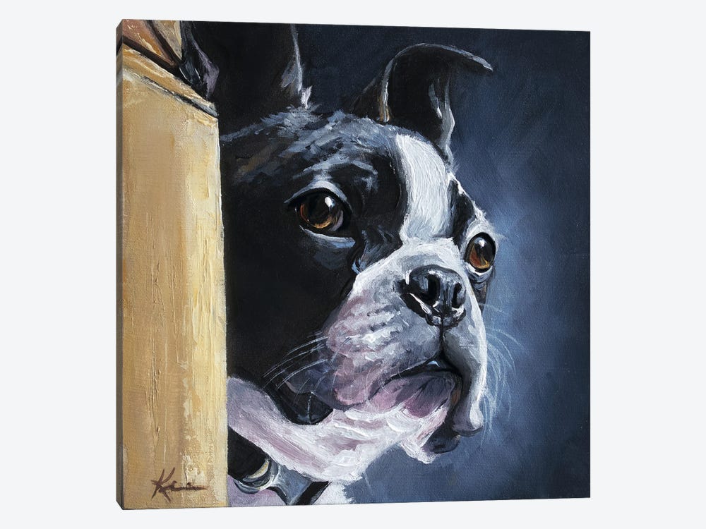 Boston Terrier III by Lindsay Kivi 1-piece Canvas Art Print