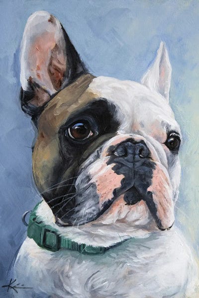 French Bulldogs: Pied French Bulldog by Lindsay Kivi