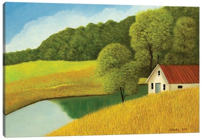 Morgan Farm Canvas Art Print - Cheryl Miller Lackey