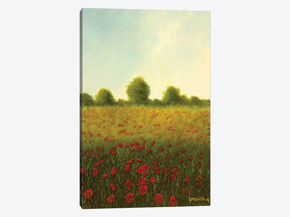 Poppy Field by Cheryl Miller Lackey 1-piece Canvas Artwork