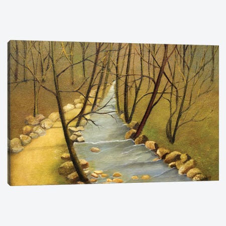 River Walk Canvas Print #LKY24} by Cheryl Miller Lackey Canvas Art Print