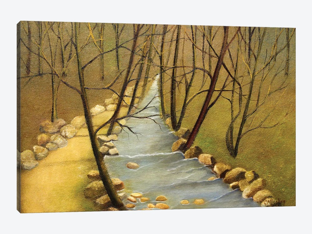 River Walk by Cheryl Miller Lackey 1-piece Canvas Wall Art