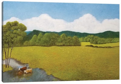 Summer Days Canvas Art Print - Cheryl Miller Lackey