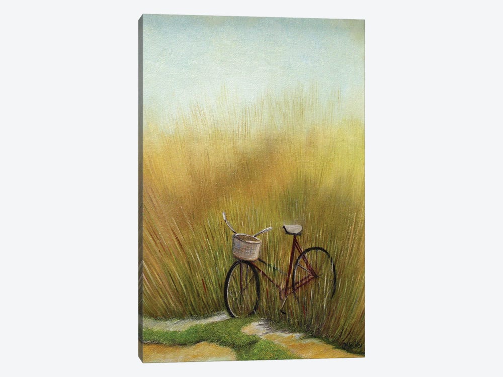 The Bike Trail by Cheryl Miller Lackey 1-piece Canvas Art