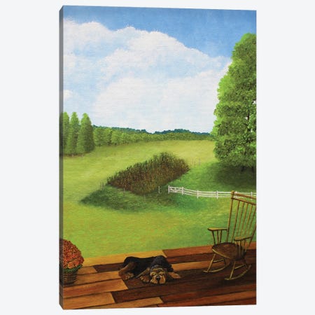 View From The Back Porch Canvas Print #LKY37} by Cheryl Miller Lackey Canvas Artwork