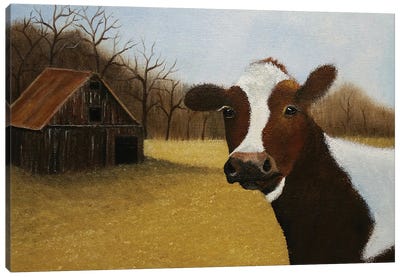 Down On The Farm Canvas Art Print - Cheryl Miller Lackey