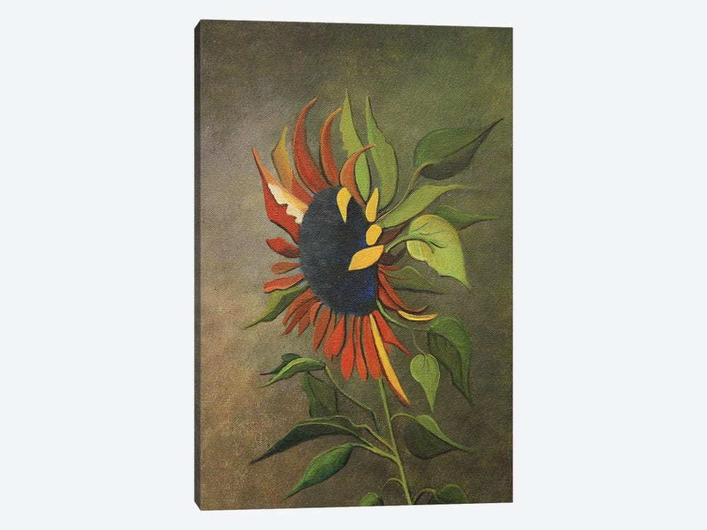 Fall Sunflower by Cheryl Miller Lackey 1-piece Canvas Print