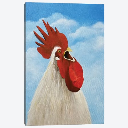 Cock A Doodle Do Canvas Print #LKY5} by Cheryl Miller Lackey Art Print