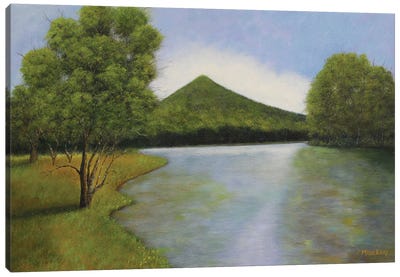 Sharp Top Mountain Canvas Art Print - Cheryl Miller Lackey