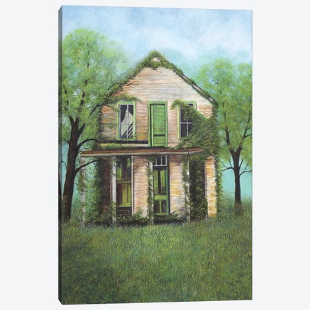 The Cottage Canvas Print #LKY66} by Cheryl Miller Lackey Art Print