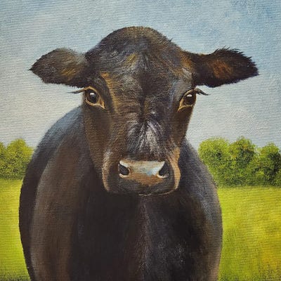 Agnes by Cheryl Miller Lackey framed canvas print