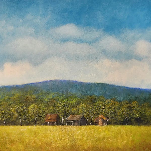 Barns: Foot Of The Mountain by Cheryl Miller Lackey