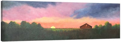 The Sunset Canvas Art Print