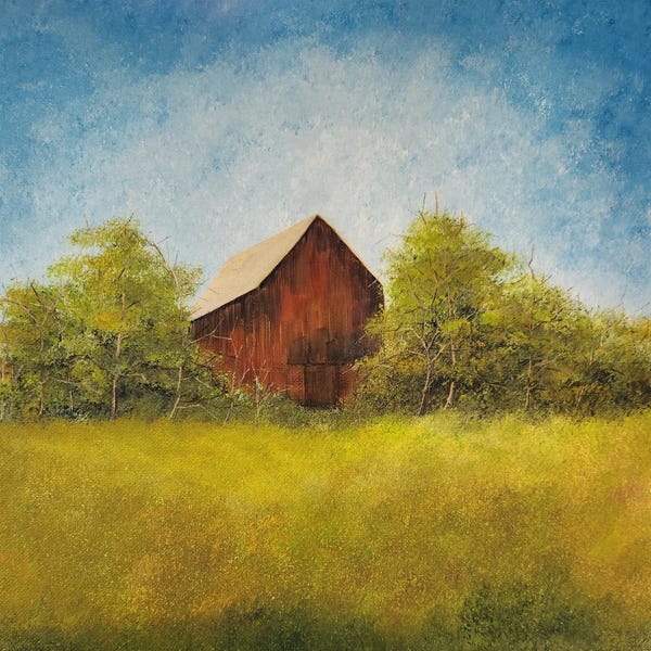 Barns: Through The Thicket by Cheryl Miller Lackey