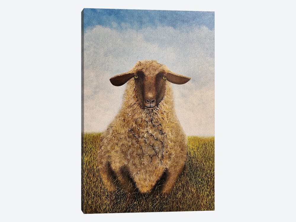 Wooly by Cheryl Miller Lackey 1-piece Canvas Artwork