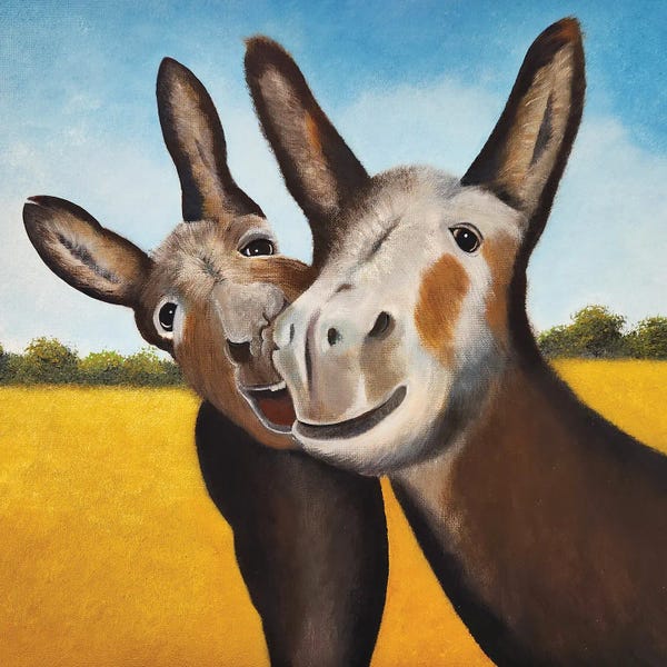 Donkeys: Jack And Jenny by Cheryl Miller Lackey