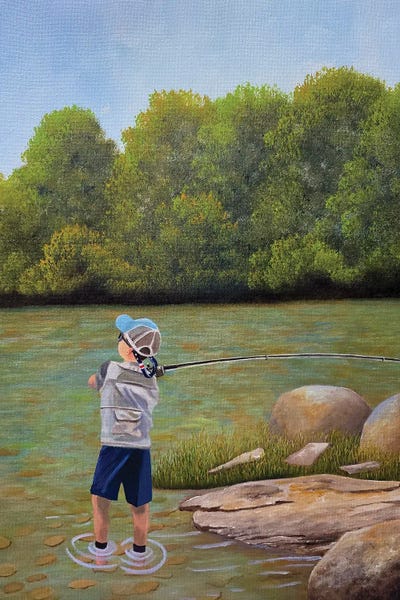 Cheryl Miller Lackey: Joy Of Fishing by Cheryl Miller Lackey