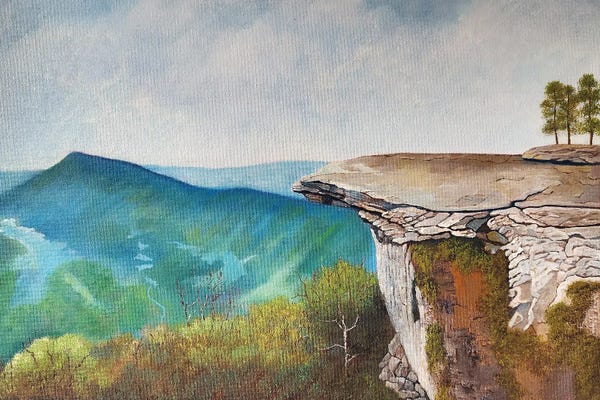 Cliffs: Mcaffee Knob by Cheryl Miller Lackey
