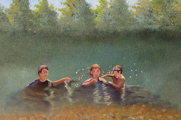 Fishing: Fishing Hole by Cheryl Miller Lackey