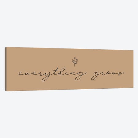 Everything Grows Canvas Print #LLD18} by Lady Louise Designs Canvas Art Print