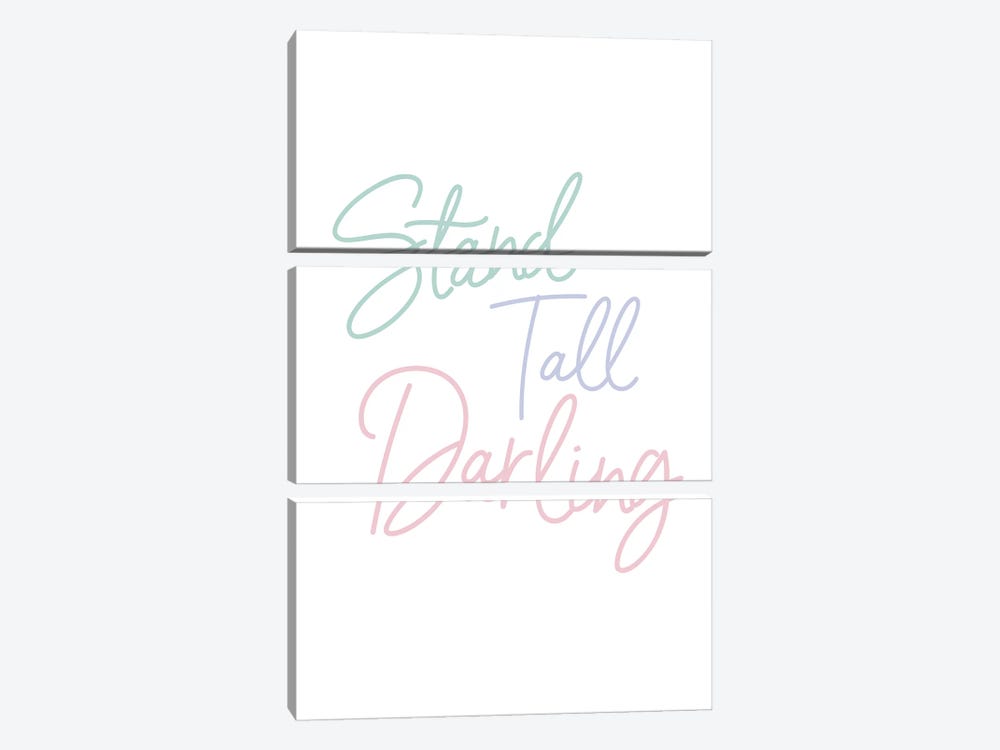 Stand Tall Darling by Lady Louise Designs 3-piece Canvas Print
