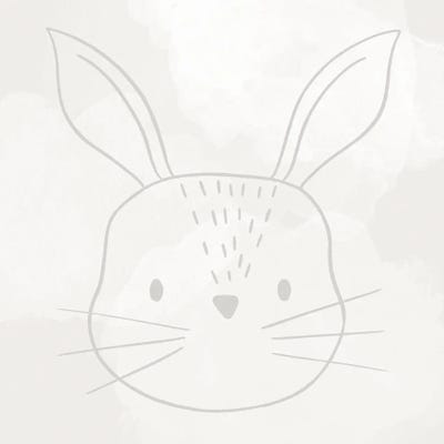 Soft Rabbit by Lady Louise Designs acrylic art print