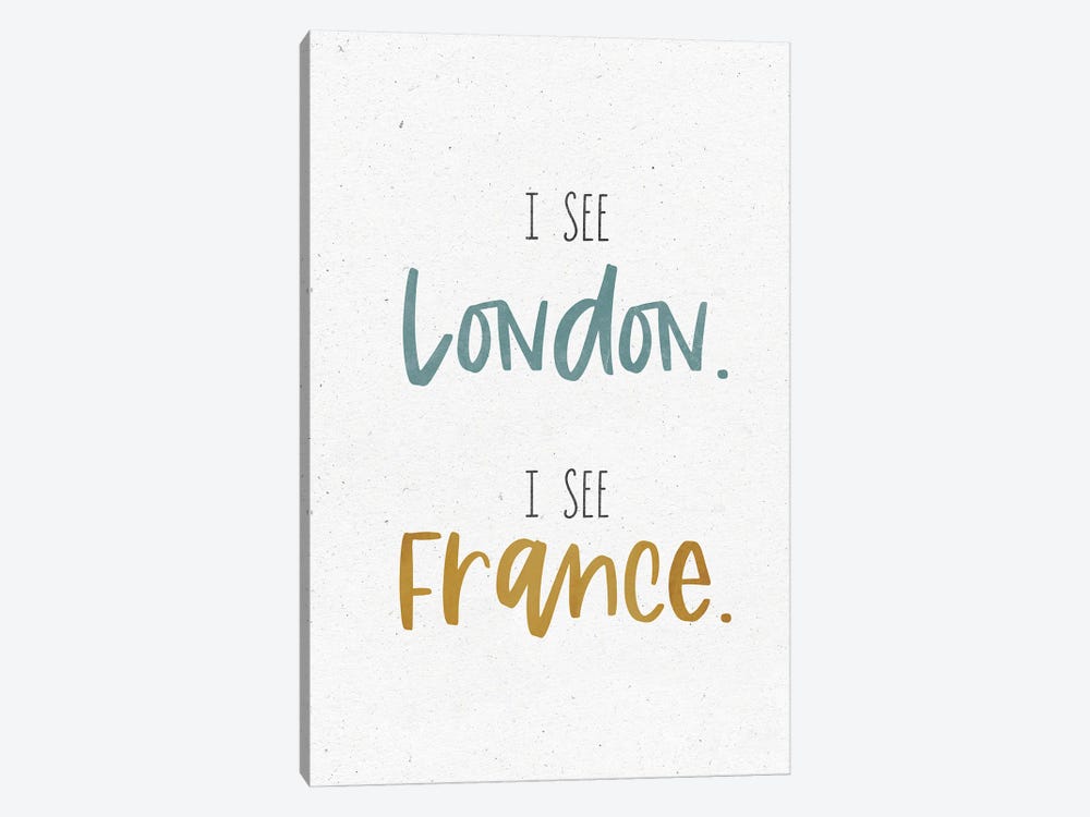 I See London, I See France by Lady Louise Designs 1-piece Art Print