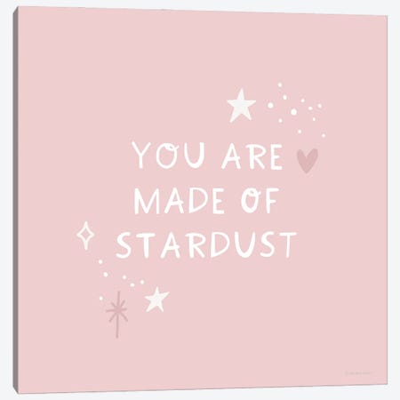 Made Of Stardust Canvas Print #LLD32} by Lady Louise Designs Canvas Art Print