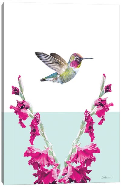 So Safari Hummingbird Canvas Art Print - Lola Design