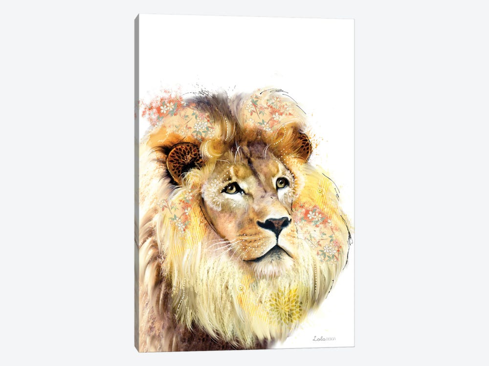 Wildside Lion by Lola Design 1-piece Canvas Print