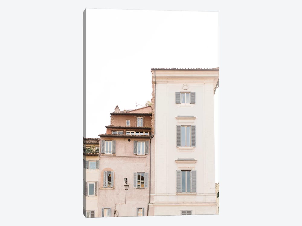 Rooftops, Rome, Italy by lovelylittlehomeco 1-piece Canvas Print