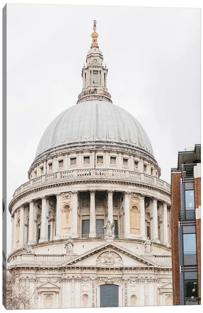 St. Paul's Cathedral, London, England Canvas Art Print - lovelylittlehomeco