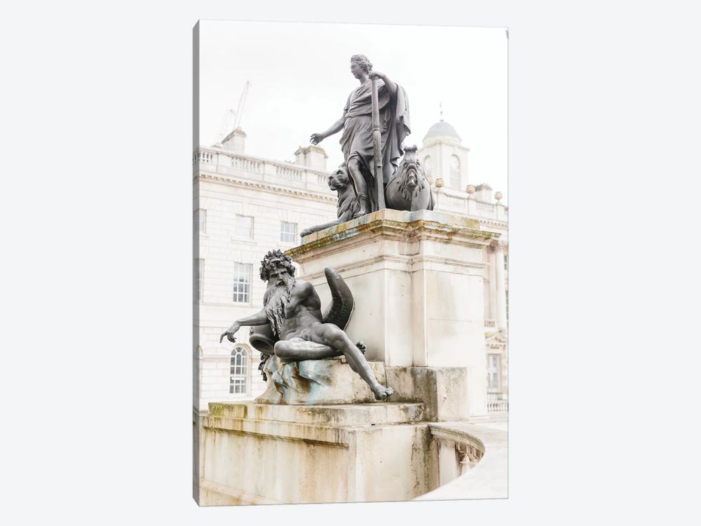Statues, London, England by lovelylittlehomeco 1-piece Art Print