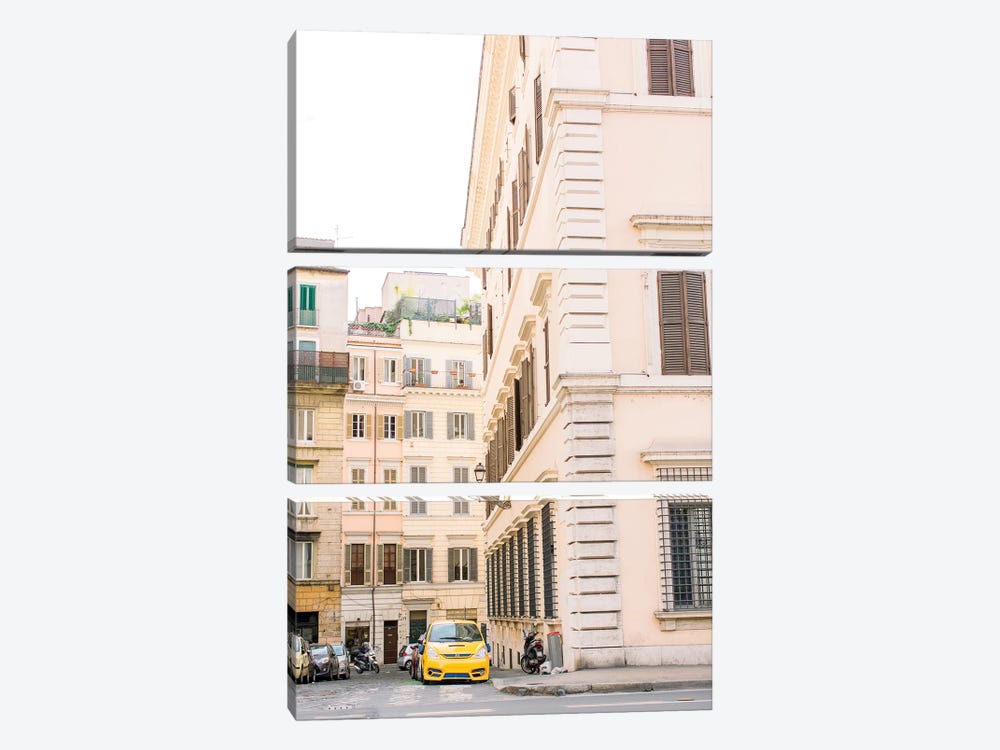 Streets Of Rome, Italy by lovelylittlehomeco 3-piece Canvas Artwork