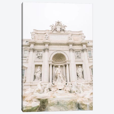 Trevi Fountain Close-Up, Rome, Italy Canvas Print #LLH112} by lovelylittlehomeco Canvas Wall Art