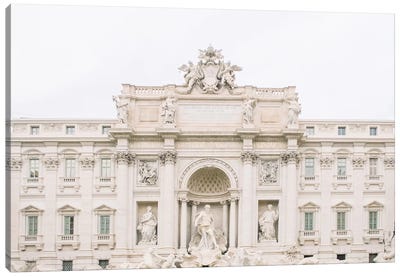 Trevi Fountain I, Rome, Italy Canvas Art Print - Famous Monuments & Sculptures