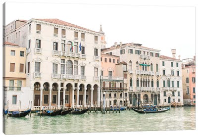 Venice Canal I, Venice, Italy Canvas Art Print - lovelylittlehomeco