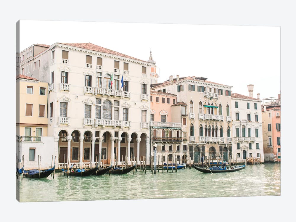 Venice Canal I, Venice, Italy by lovelylittlehomeco 1-piece Canvas Artwork