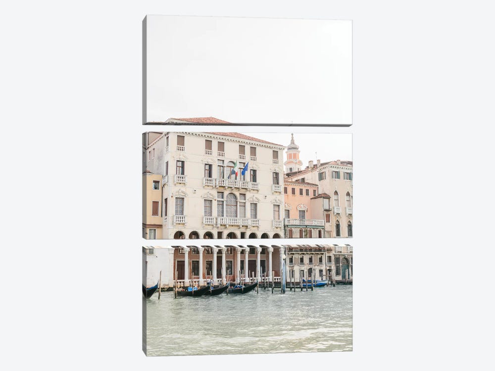 Venice Canal II, Venice, Italy by lovelylittlehomeco 3-piece Art Print