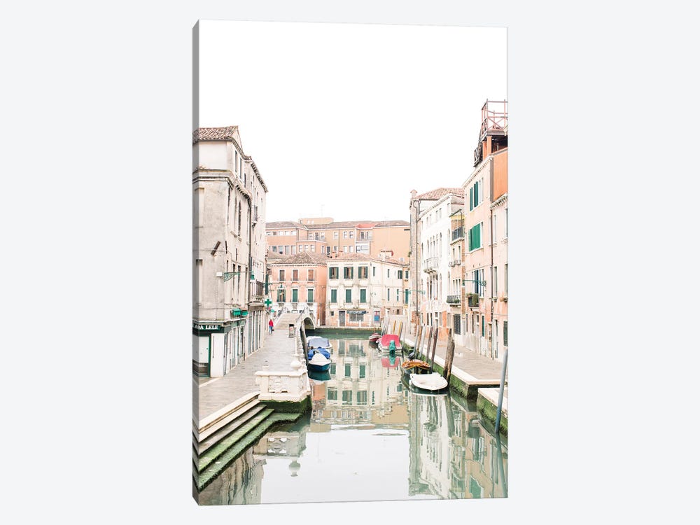 Venice Canal III, Venice, Italy by lovelylittlehomeco 1-piece Canvas Wall Art