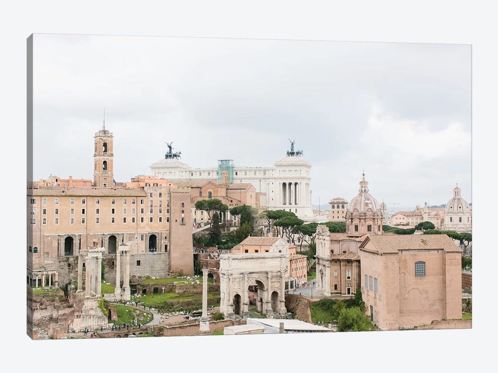View From Roman Forum, Rome, Italy by lovelylittlehomeco 1-piece Art Print