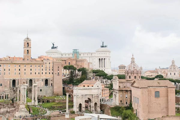 lovelylittlehomeco: View From Roman Forum, Rome, Italy by lovelylittlehomeco