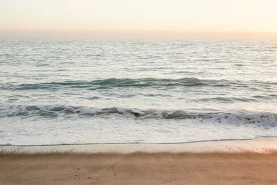 California Ocean Print by lovelylittlehomeco canvas print