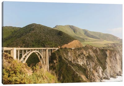 Bixby Bridge, Big Sur, California Canvas Art Print - lovelylittlehomeco